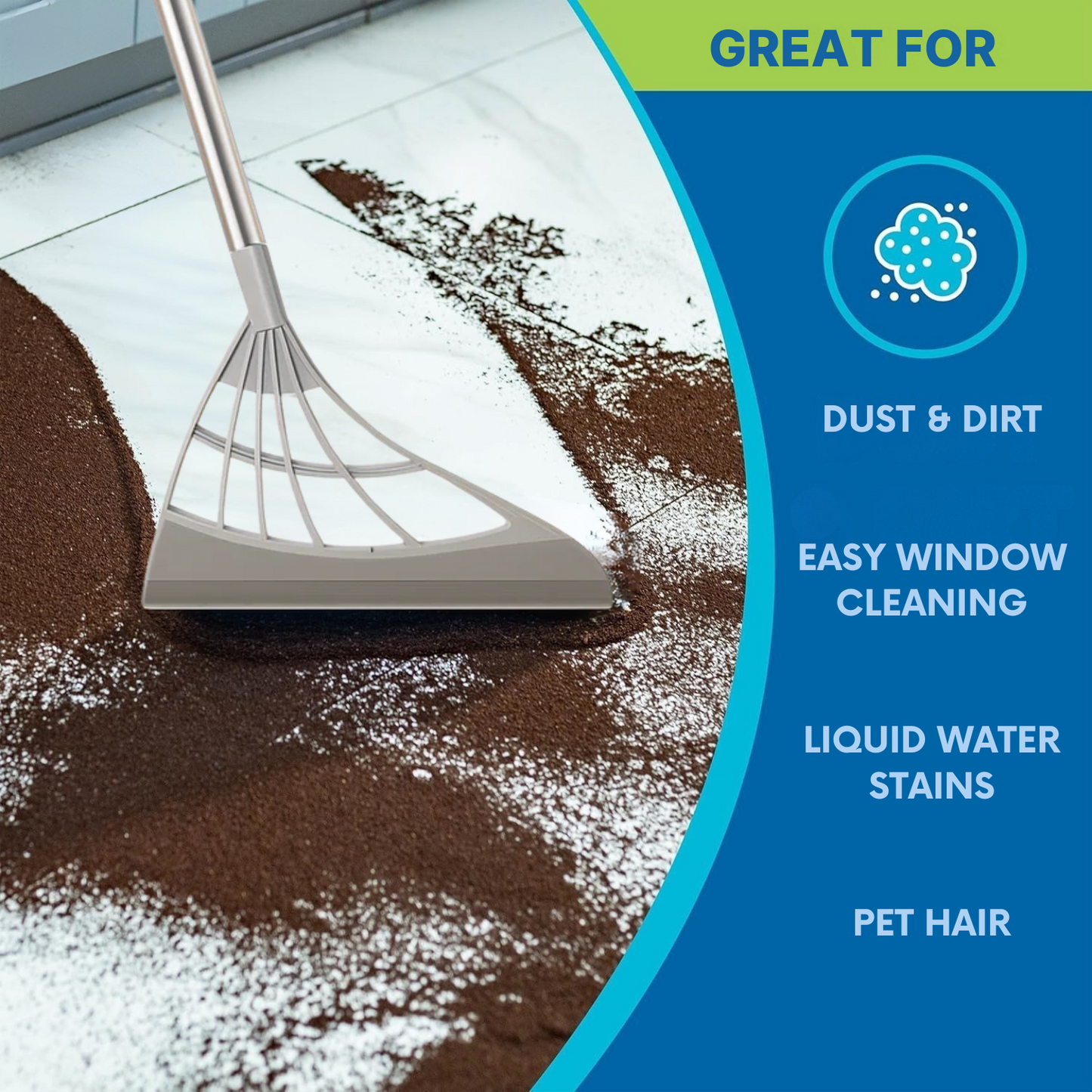 Aero Sweep™ | Silicone Broom